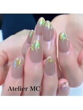 アトリエ エムシー 新富町(Atelier MC)/ワンカラーラメがけ