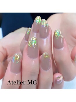 アトリエ エムシー 新富町(Atelier MC)/ワンカラーラメがけ