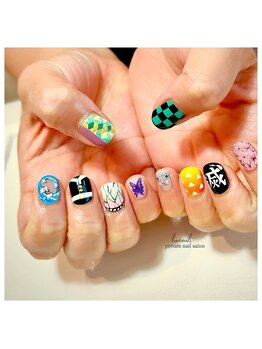 ハヌル(haneul.)/概念ネイル【鬼滅】