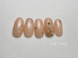 ツリーネイル　クリスマスネイル