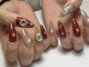 ラグ ネイル(RAG nail)/クリスマスネイル/マグネット