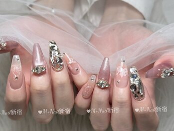 エムプラスネイル 新宿(M+Nail)/バレンタインネイル