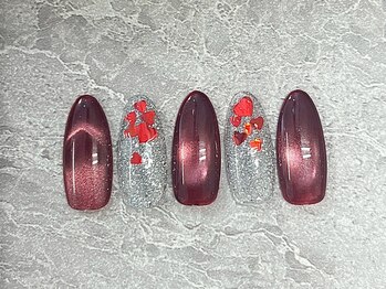 ピーチネイル 大塚(Peach Nail)/【2月】シーズンデザイン/大塚駅