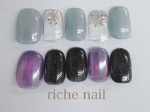 リッシュネイル 新百合ヶ丘店(riche nail)/シンプルアートコース
