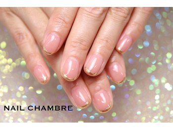 ネイル シャンブル(nail CHAMBRE)/ミラーフレンチ