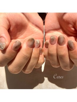 キュアーズ ネイル(CURES NAIL)/グレージュニュアンス