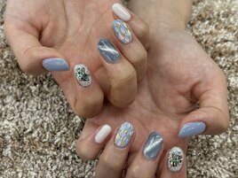 〇ブルーネイル