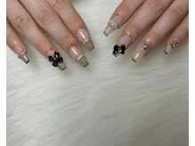 エジョン(Ajon.)/フラッシュ×リボンネイル