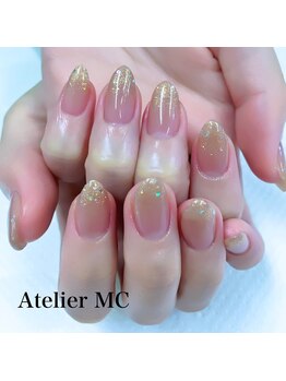 アトリエ エムシー 新富町(Atelier MC)/ワンカラーラメがけ