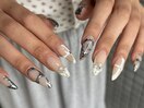 シルバーミラーネイル