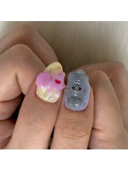 プリュム(Plume)/3D/推しネイル/キャラクター