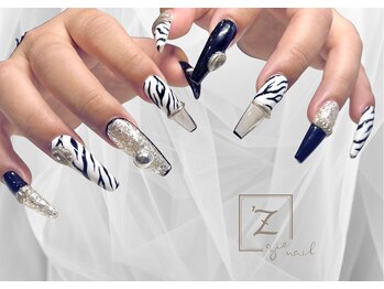 ネイル ジーズ(nail ziez)の写真/デザイン画像&パーツ持ち込みOK◎浮かない、取れないノンストレスのネイルを♪