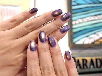 レイ ネイルアンドセレクトショップ(Lei Nail&Selectshop)/【Tomoka】パープルマグネット