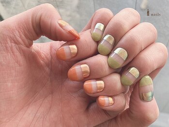 アイネイルズ 渋谷店(I nails)/オレンジピスタチオ¥9980[渋谷]