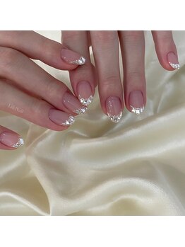 ライフネイル(Life Nail)/¥14,850 ガラスフレンチ