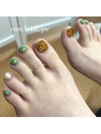 フット定額ネイル♪