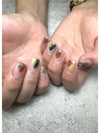 塗りかけニュアンアート