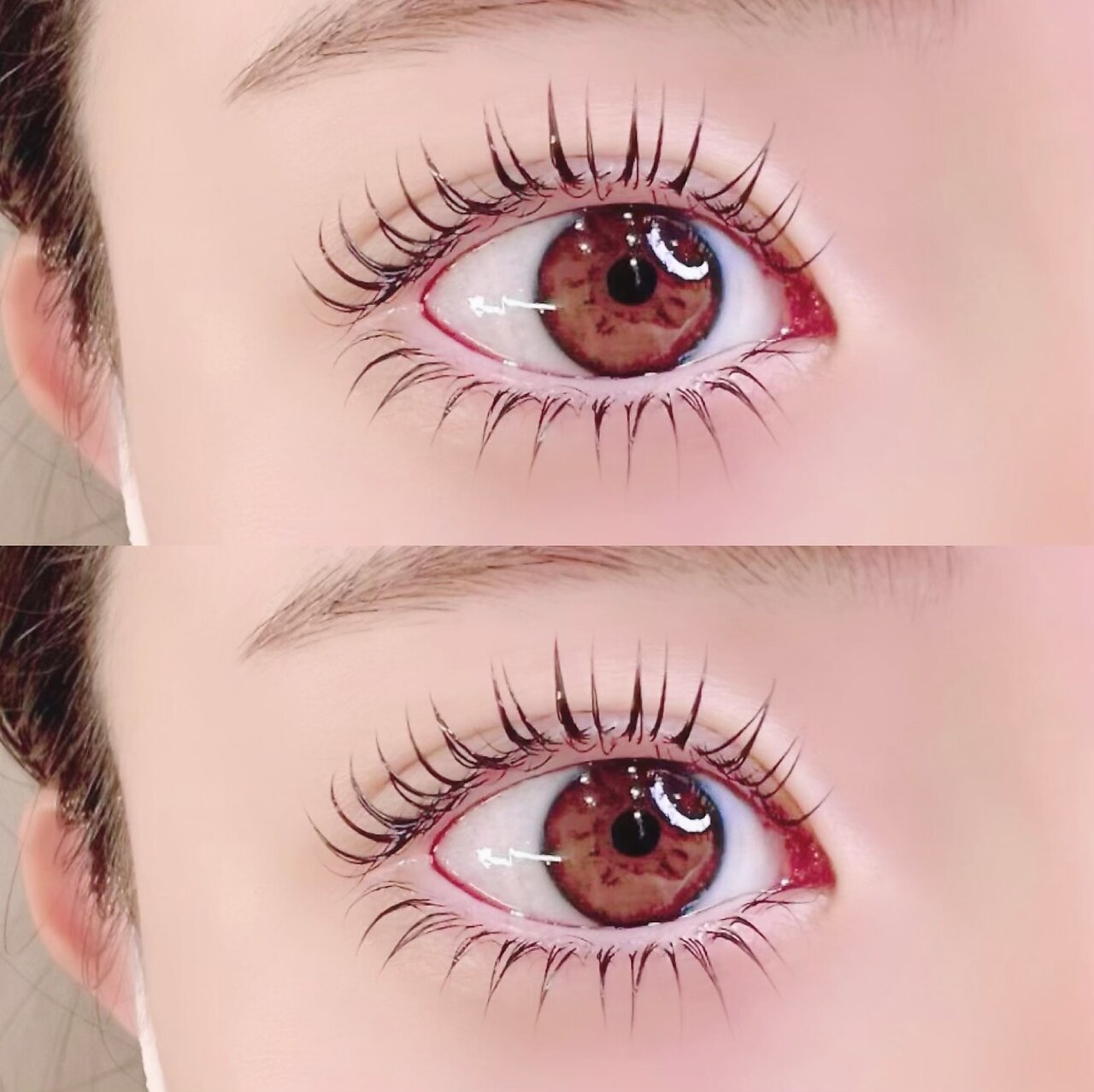 【再来】美容液配合★似合わせまつげパーマ(上下) 