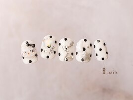 トパーツドットキャラネイル