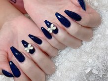 レアネイル 新宿(le'a nail)/ネイビー