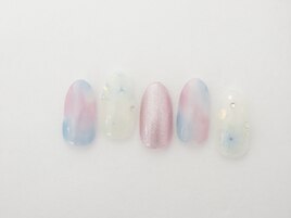 押し花タイダイネイル♪