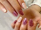 大人可愛いアートネイル