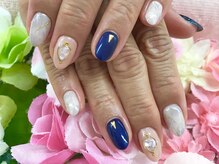 ディーネイル 京橋(D-nail)/立和名/大理石ネイル