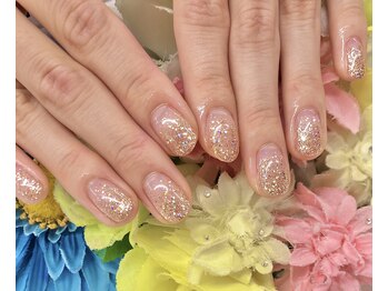 ディーネイル 京橋(D-nail)/立和名/キラキラ馴染みラメグラ