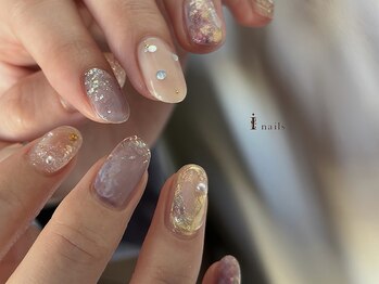 アイネイルズ 吉祥寺店(I nails)/ラベンダー梅雨ニュアンス
