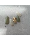 宝石ネイル