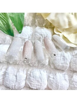 8月オフィスネイルサンプル