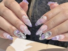 エムワイユーネイル(myu.nail)/パープルワンホン*