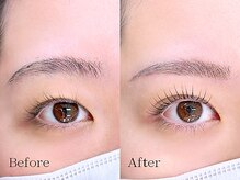 ミーナ 鍋島店(mina)/アイブロウWAX＋まつげパーマ上