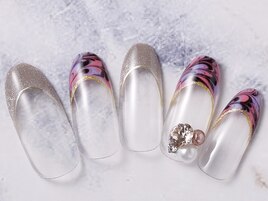 マグネットネイルフレンチ