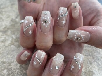 ベーシック ネイルウィザードアカデミー 本厚木店(Basic×NailWizardAcademy)/ガーリーネイル