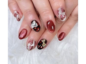 ディアリーネイル(Dearly Nail)/バレンタインネイル
