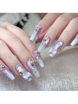 クイーンズビューティーサロン 新宿本店(Queen's beauty salon)/チップ長さ出し10本やり放題