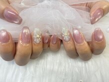 定額デザイン、ぷっくりお花