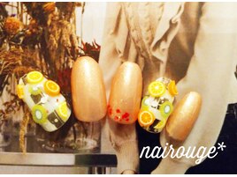 春♪チェックフルーツネイル♪