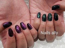 ネイルズアリー 立川店(Nails ally)/マグネット×ドラゴンズアイ
