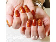 デジャヴ(Dejavu)/ラメホロ埋め込みネイル