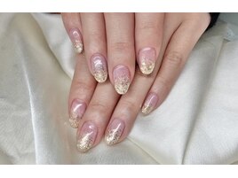 ラメグラ☆長さ出し☆ネイルケア