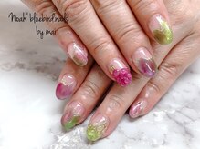 ノアブルーバードネイルズ(Noah' bluebird .nails)/ぶどうアートネイル