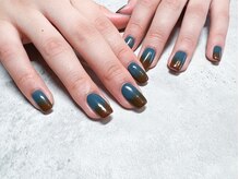 プルメリア(Plumeria)/【ハンド】くすみグラデーション