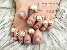 はあとねいる 宇都宮御幸ヶ原店/【通常】白フチグレーネイル