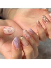 ルート12/春っぽフラワーネイル