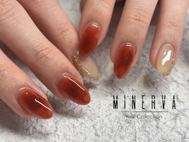 ニュアンスチークネイル