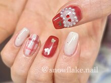 スノーフレーク(Snowflake)/9月季節定額デザイン☆りんご^ ^