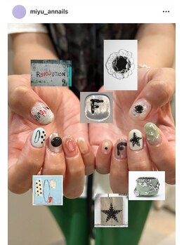 アンネイルズ(annails)/jr.nailist お持ち込みデザイン