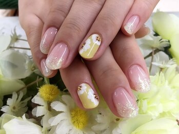 プルミエ ネイル(Premier Nail)/手描きフラワー☆クーポン